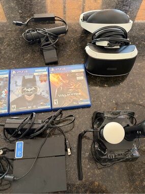 Sony PlayStation VR Bundle with White and Black Headset